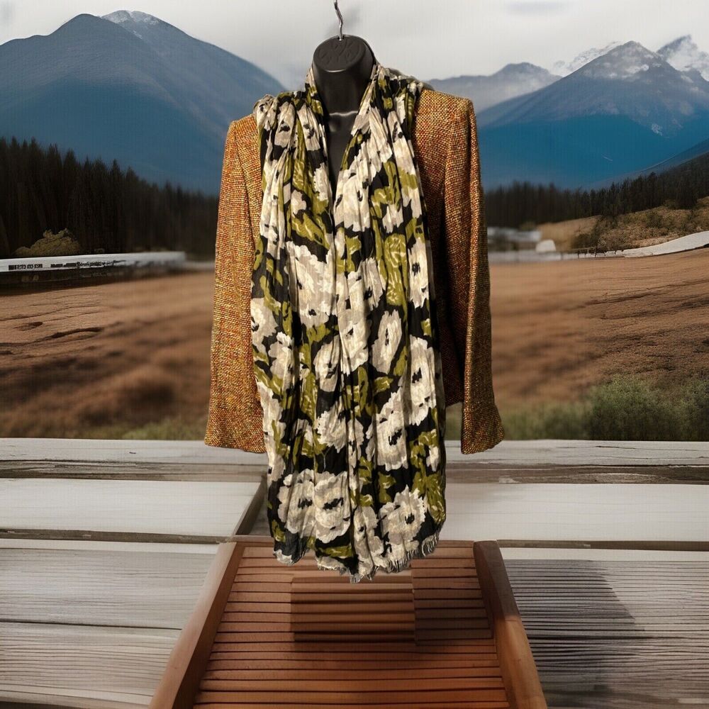 Floral Torino Scarf Spring Fall‎
